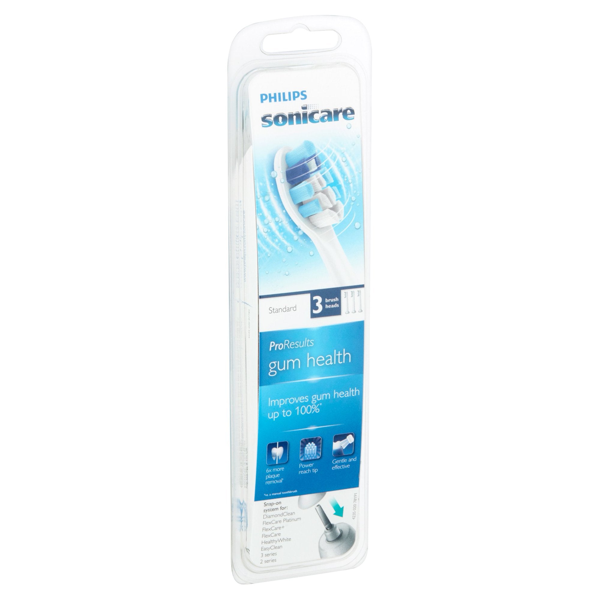 Philips Sonicare Replacement Brush Heads, Gums Health, 3 Ea
